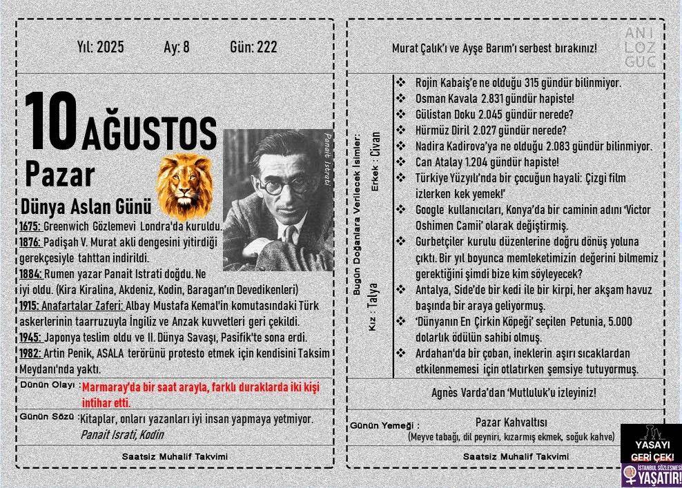 Dünya Aslan Günü 1